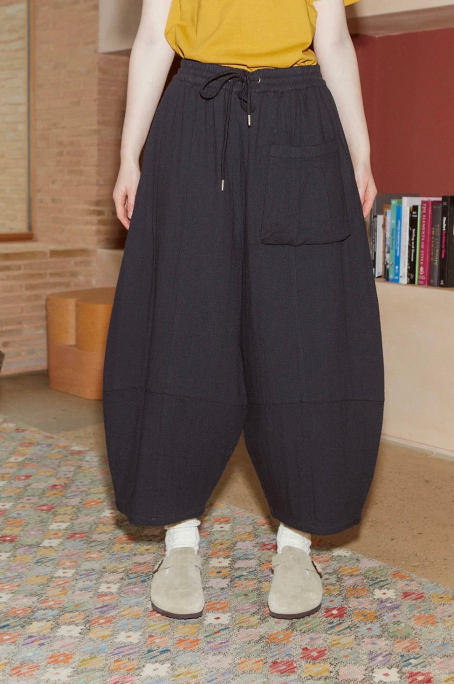 Elio Trousers: Black