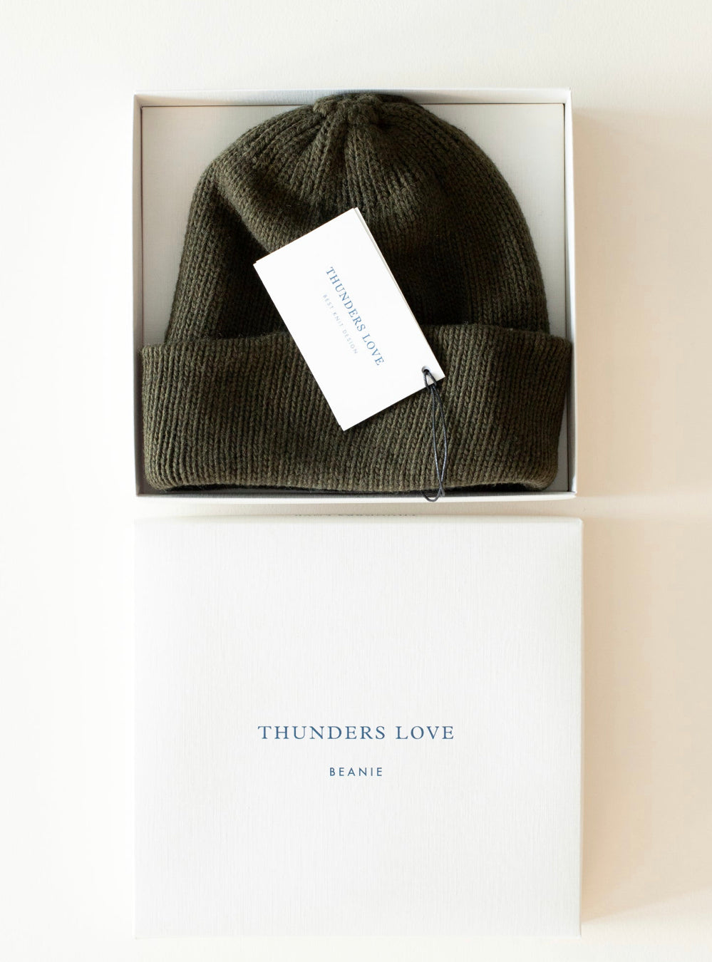 Thunders Love Solid Olive Green Beanie