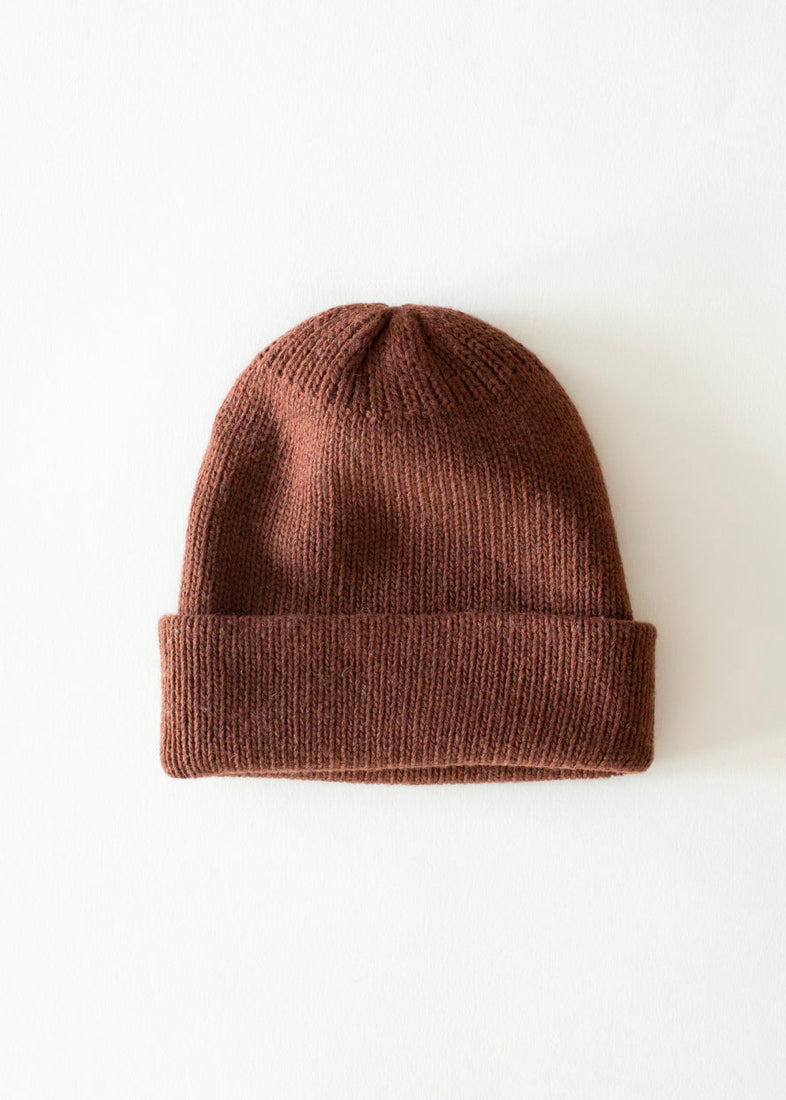 Thunders Love Solid Brown Beanie