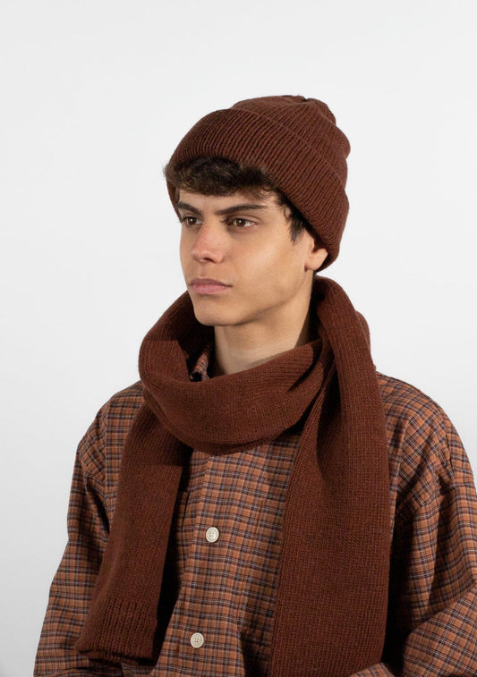 Thunders Love Solid Brown Beanie