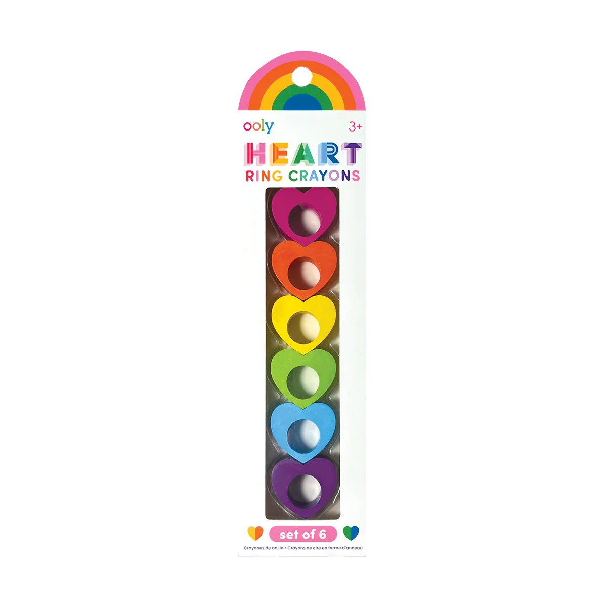 Ooly Heart Ring Crayons