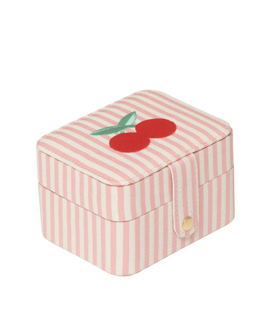 Stripy Cherry Jewellery Box