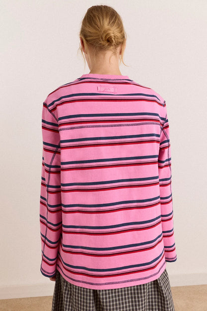 Samara Pink Stripe Tee