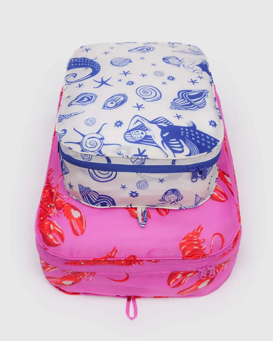Large Packing Cube Set - Sea Creaturesl