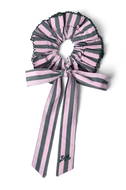 Garter Bun Wrap In Garden Tulle Stripe