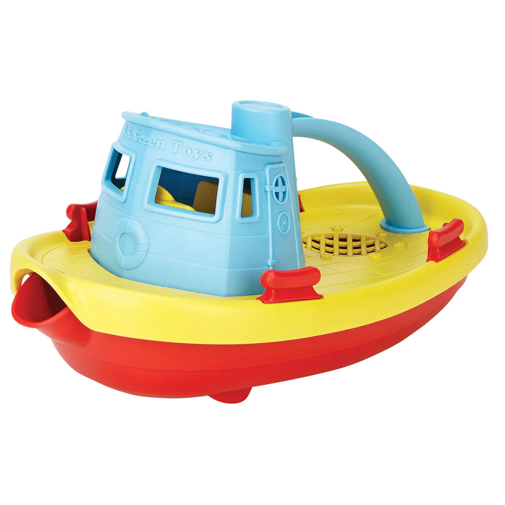 Green Toys Tugboat Blue & Red
