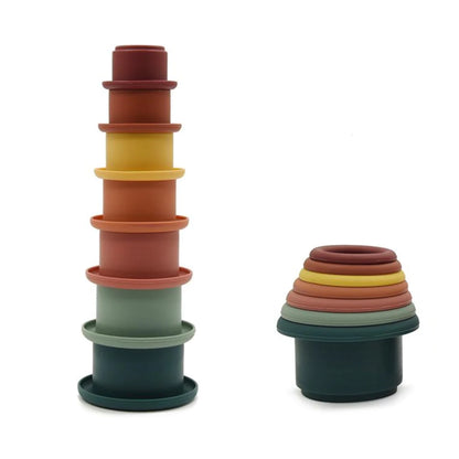 Blossom & Bear Silicone Stacking Cup Toy