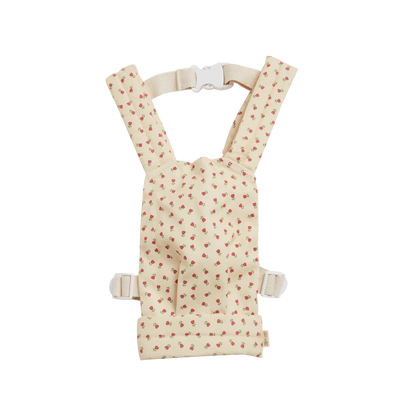 Dinkum Doll:  Cream Flower Print Carrier