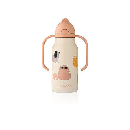 Kimmie Water Bottle Cats & Dogs 250ml