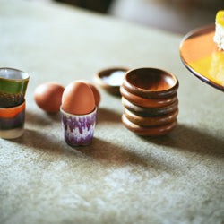 Set Of 4 70’s Ceramic Island Egg Cups