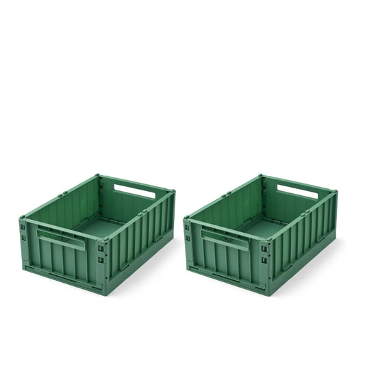 Weston Pack Of 2 Medium Storage Box - Dusty Ivy (Copy)