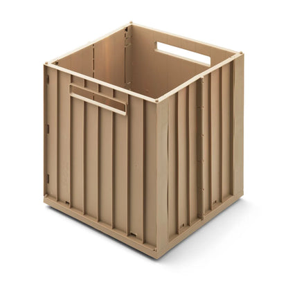 Elijah Storage Box With Lid - Oat