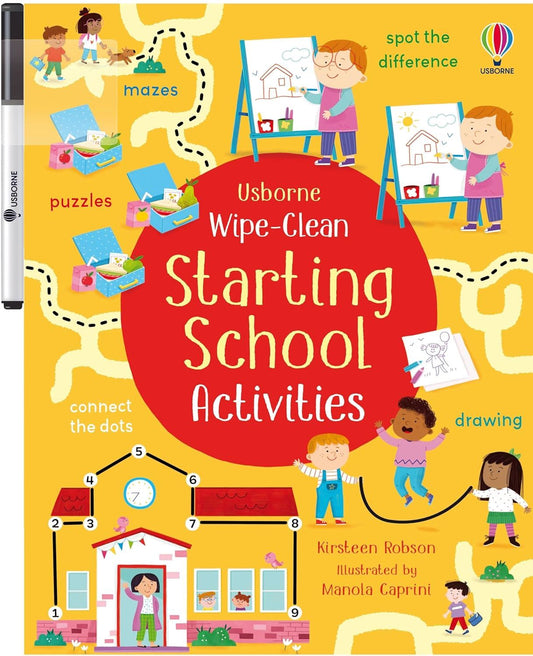 Wipe Clean Starting School Activities