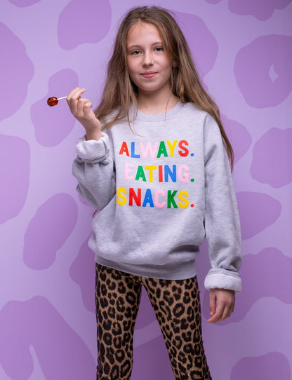 The Eating Snacks Sweatshirts