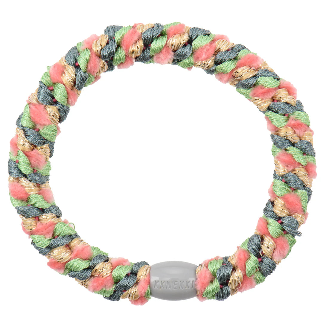 Hair Tie - Teal Pink Mix