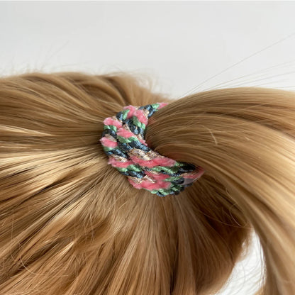 Hair Tie - Teal Pink Mix
