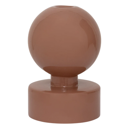 Pallo B Candle Holder Cameo Brown