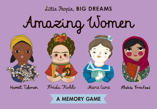 Little People Big Dreams Amazing Women Memory Game