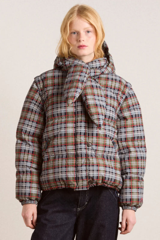 Pearl Multi Check Puffer