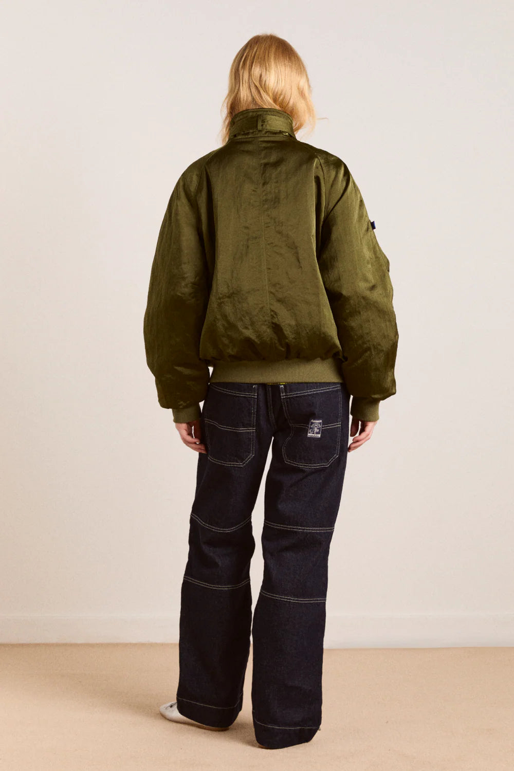 Joanie Bomber Olive