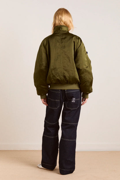 Joanie Bomber Olive