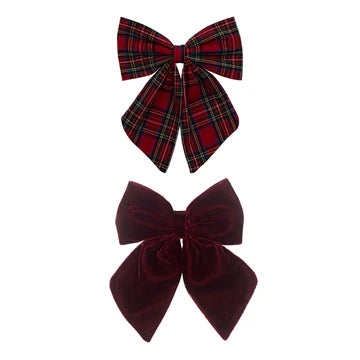 Agnes Oversized Bow Pack Tartan