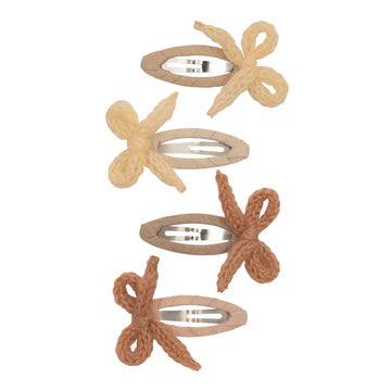 Granny Knitted Bows Clic Clacs