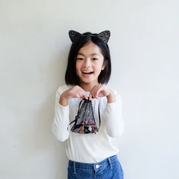 Spooky Glitter Cat Ears