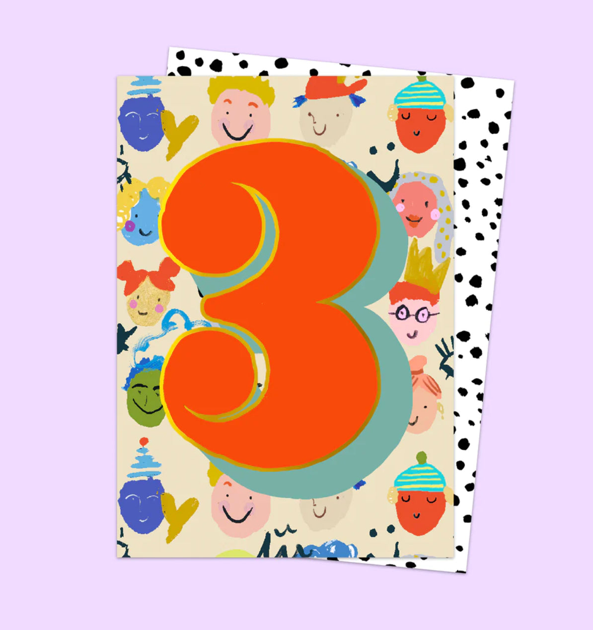 Age 3 Number Greeting Card