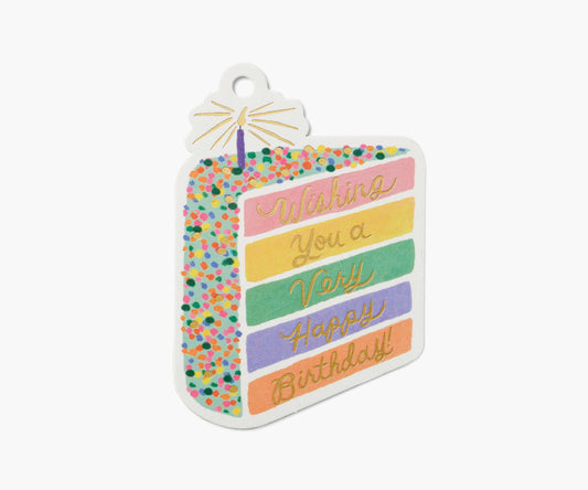 Rifle Co Birthday Cake Gift Tags