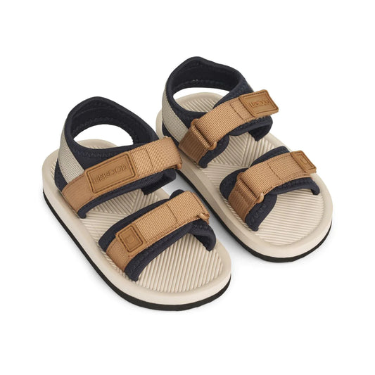 Monty Sandals Golden Caramel Mix