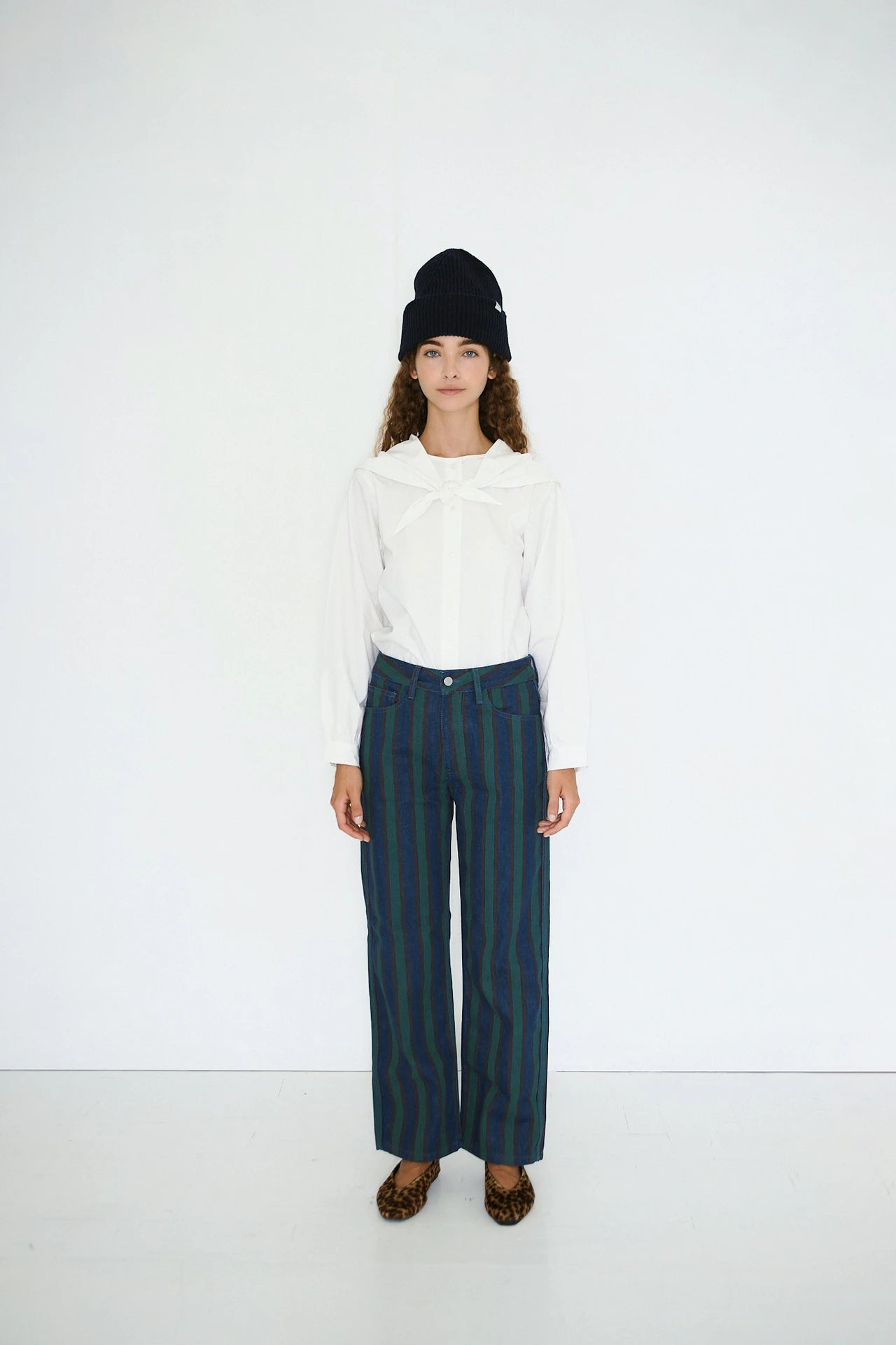 Maru Striped Denim