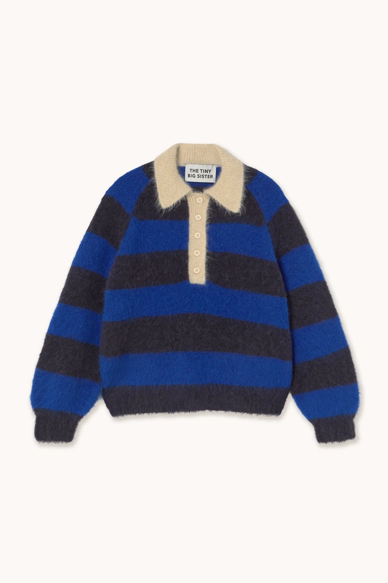Frank Striped Polo Navy Ultramarine