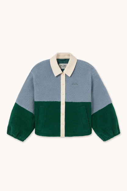 Colour Block Sherpa Jacket