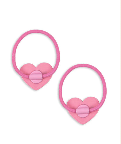 2 Pack Vilma Bow Kitty Hair Elastic