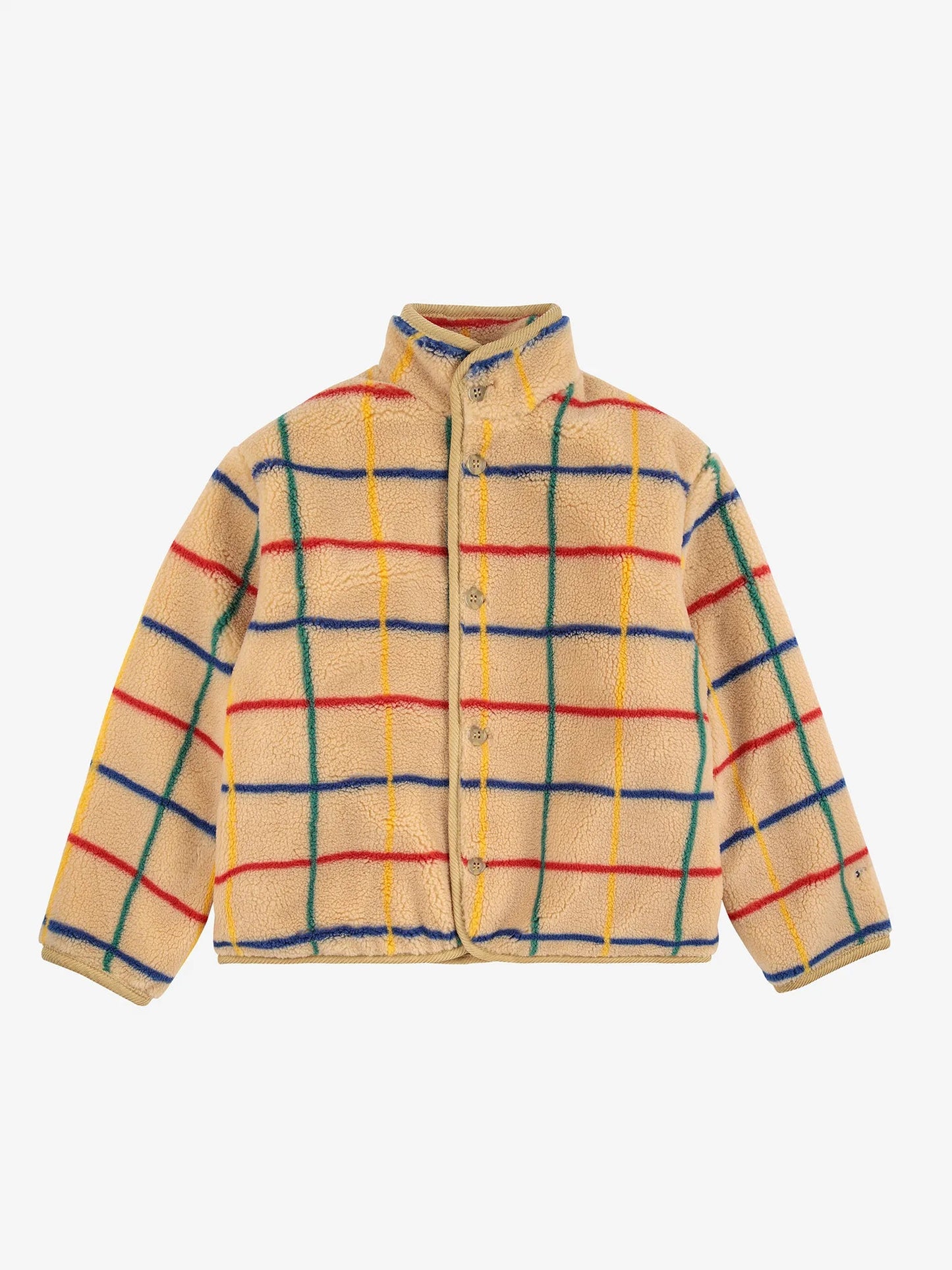 Colour Stripe Sheepskin Jacket: Kids