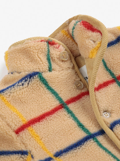 Colour Stripe Sheepskin Jacket: Toddler