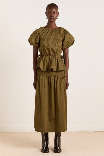 Josie Midi Skirt Olive