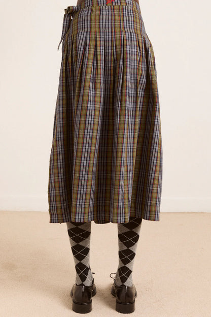 Josie Midi Skirt Multi Check