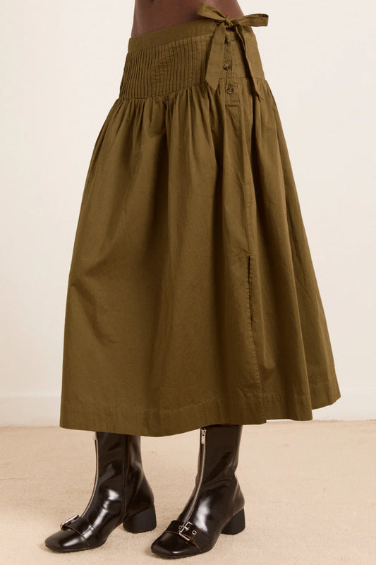 Josie Midi Skirt Olive