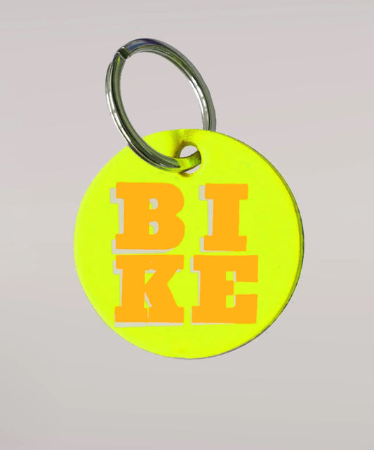 Bike Key Ring - Neon