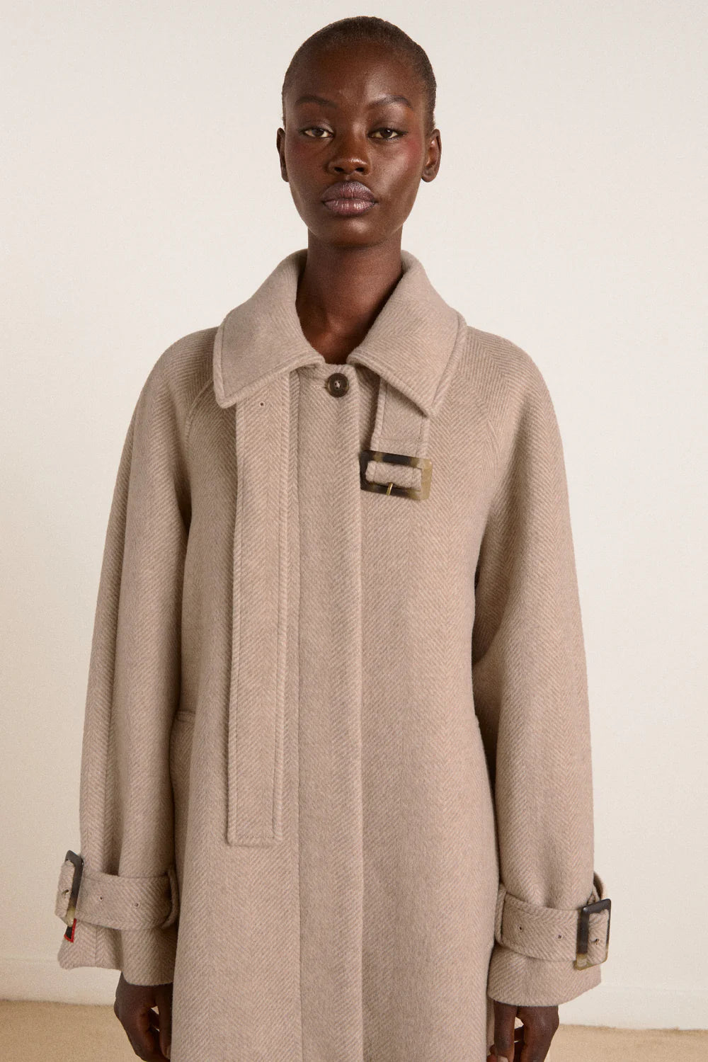 Jude Wool Coat: Oat