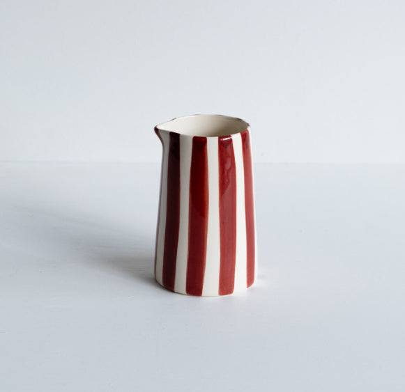 Paprika Candy Stripe Creamer