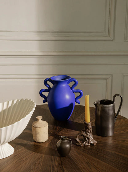 Verso Vase Bright Blue