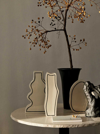 Paste Curvy Offwhite Vase