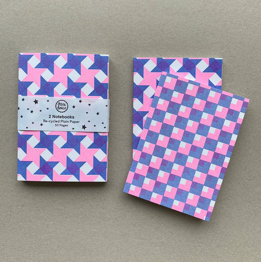 Riso Print Note Book Set Of 2