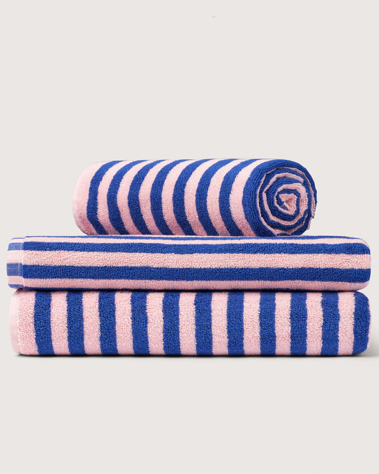 Naram Guest Towel Dazzling Blue & Rose