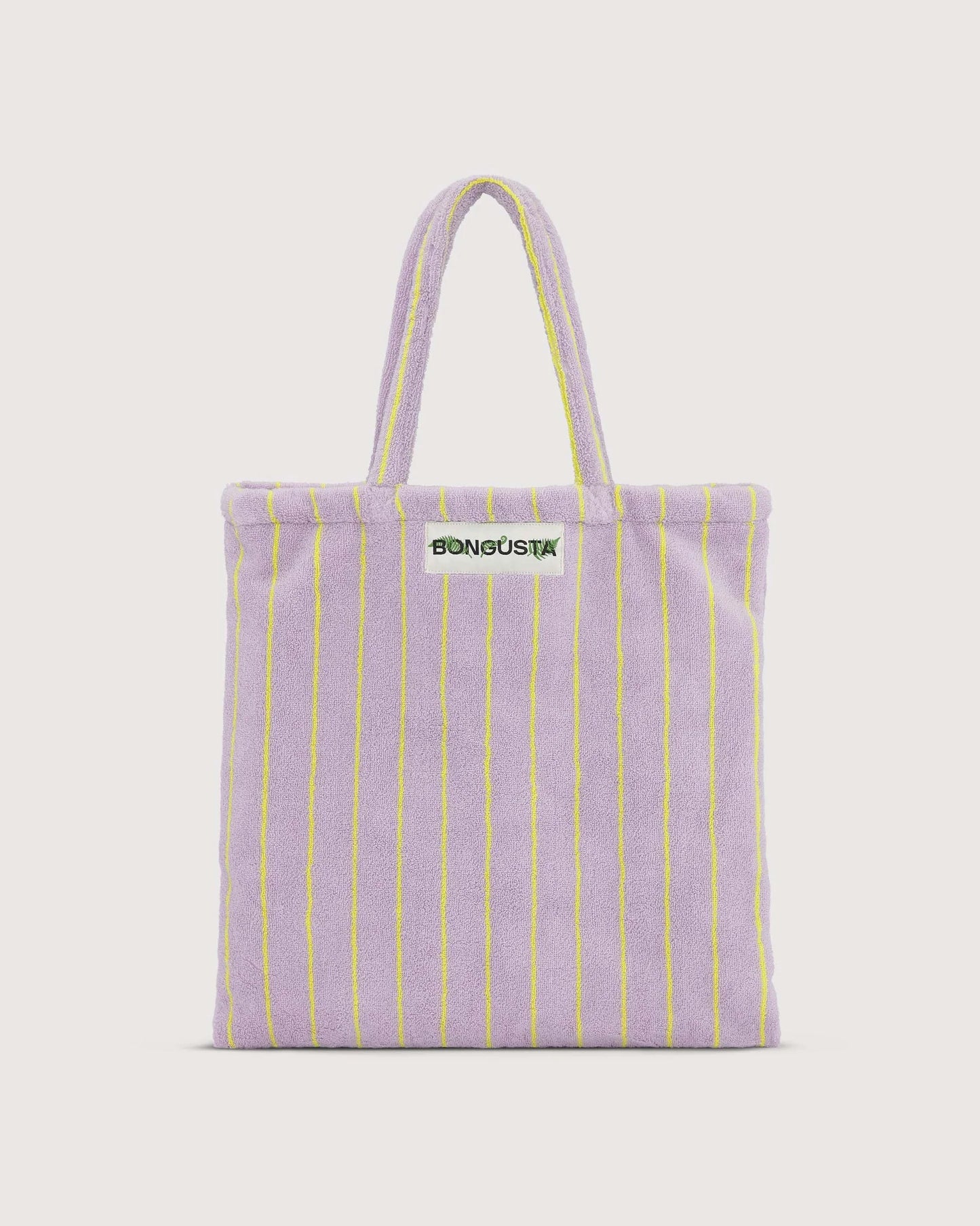 Naram Tote Lilac & Neon Yellow