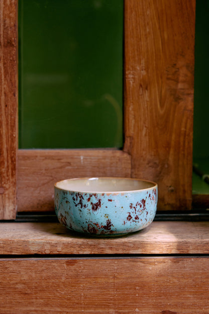 70’s Ceramic Dessert Bowl Patina