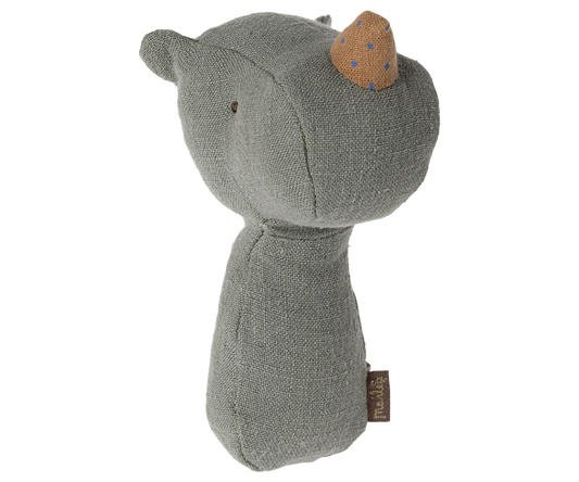 Lullaby Friends Rhino Rattle - Pine
